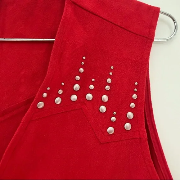 Idyllwild Miranda Lambert Red Fringe Studded Vest – Large – Rodeo Festival - Picture 5 of 8